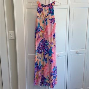 EUC Lilly Pulitzer Bailey Silk Midi Dress
